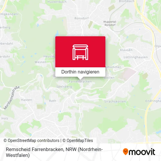 Remscheid Farrenbracken Karte