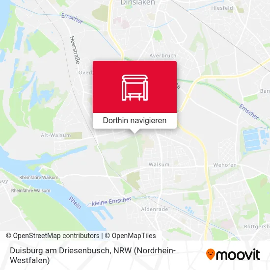 Duisburg am Driesenbusch Karte