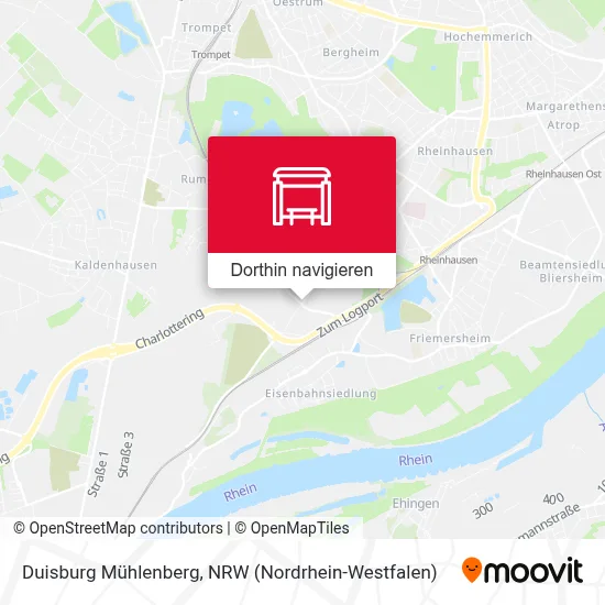 Duisburg Mühlenberg Karte