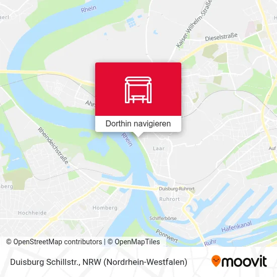 Duisburg Schillstr. Karte