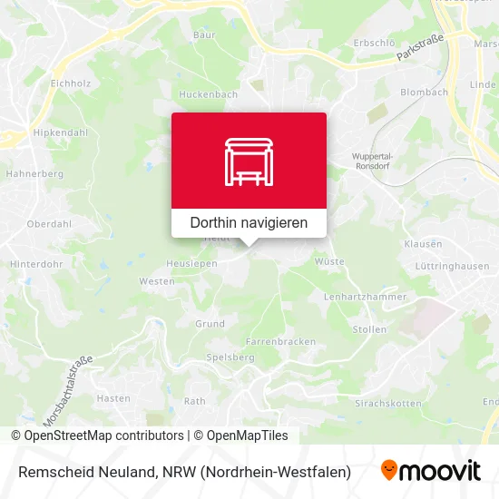 Remscheid Neuland Karte