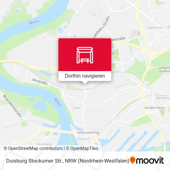 Duisburg Stockumer Str. Karte