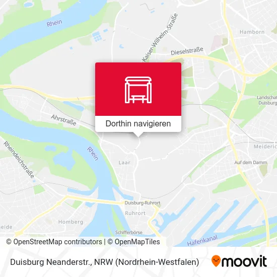 Duisburg Neanderstr. Karte