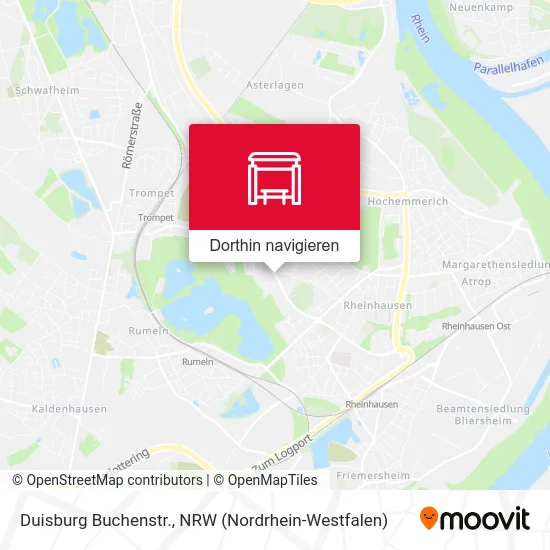 Duisburg Buchenstr. Karte