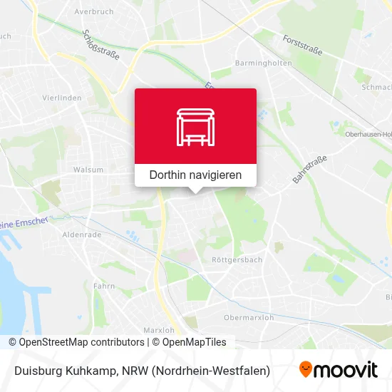 Duisburg Kuhkamp Karte