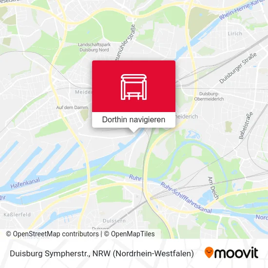 Duisburg Sympherstr. Karte