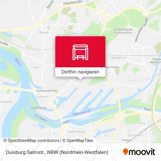 Duisburg Salmstr. Karte