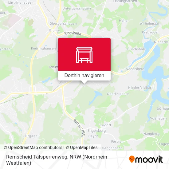 Remscheid Talsperrenweg Karte