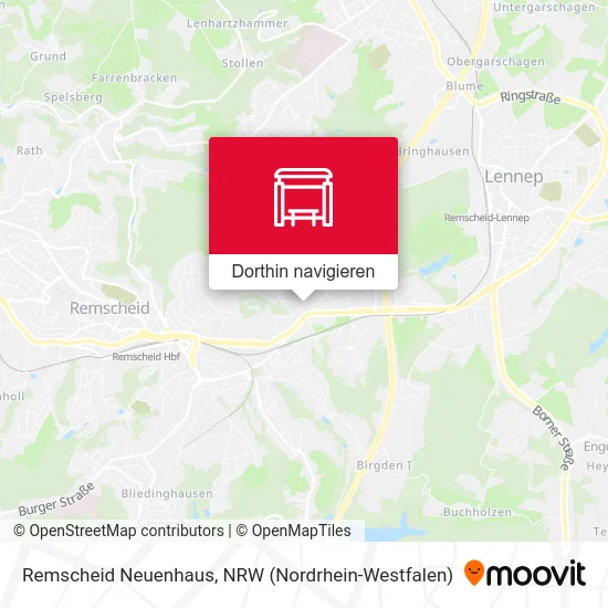Remscheid Neuenhaus Karte