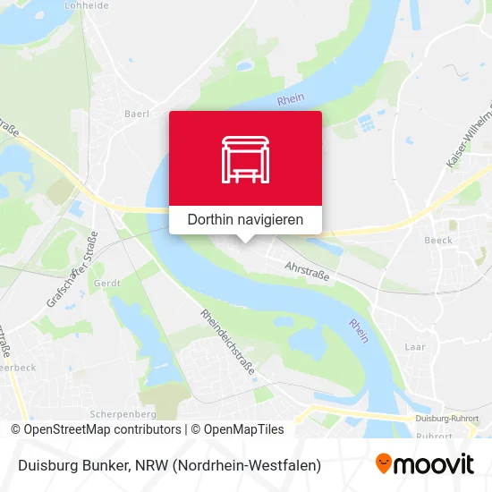 Duisburg Bunker Karte
