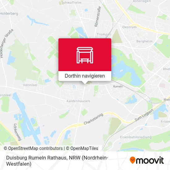 Duisburg Rumeln Rathaus Karte