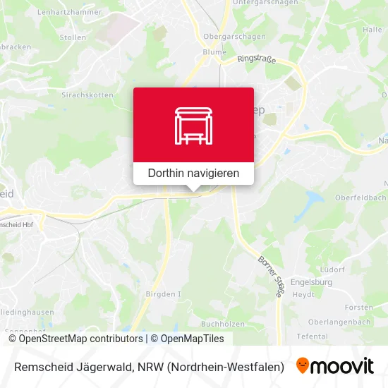 Remscheid Jägerwald Karte