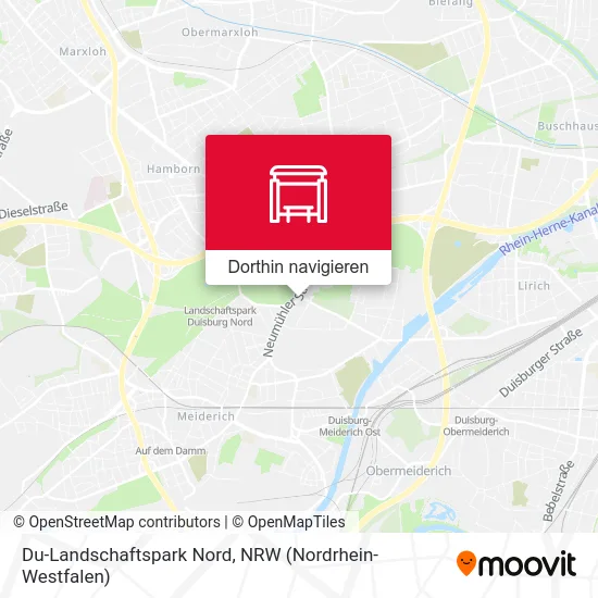 Du-Landschaftspark Nord Karte