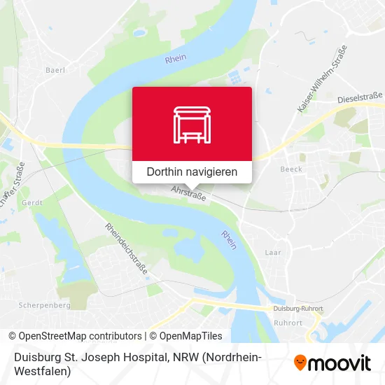 Duisburg St. Joseph Hospital Karte