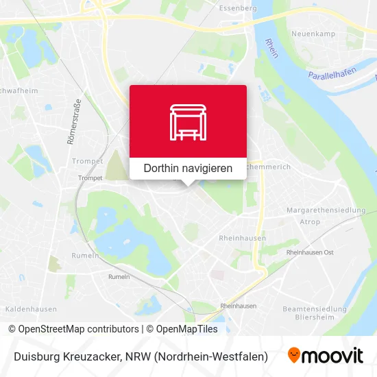 Duisburg Kreuzacker Karte