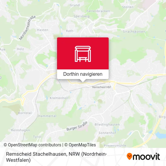 Remscheid Stachelhausen Karte