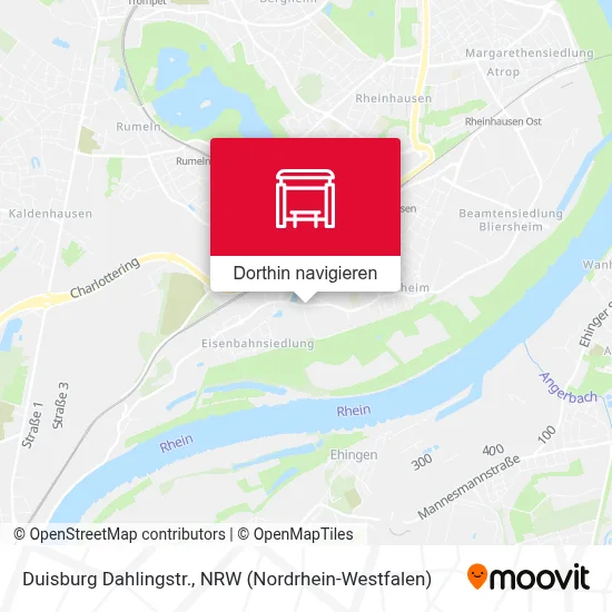 Duisburg Dahlingstr. Karte