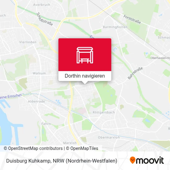 Duisburg Kuhkamp Karte