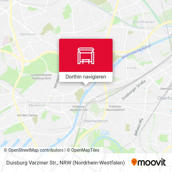 Duisburg Varziner Str. Karte