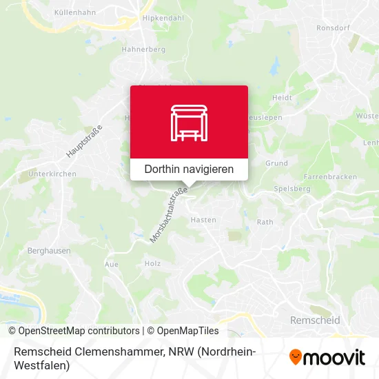 Remscheid Clemenshammer Karte