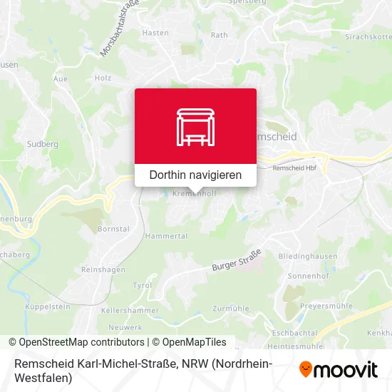 Remscheid Karl-Michel-Straße Karte