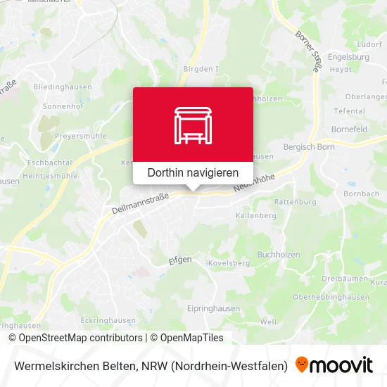 Wermelskirchen Belten Karte