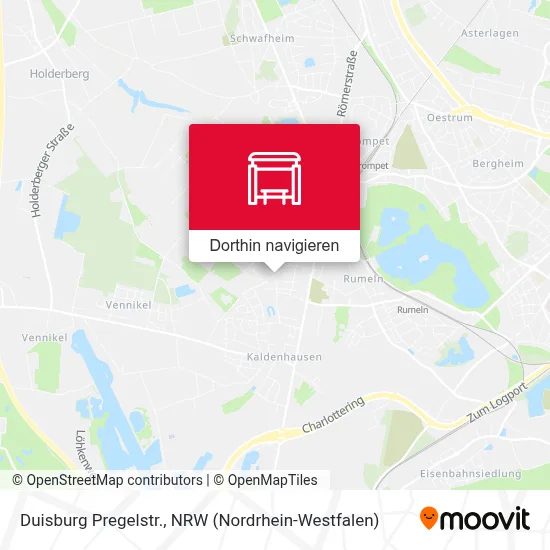 Duisburg Pregelstr. Karte