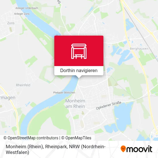 Monheim (Rhein), Rheinpark Karte