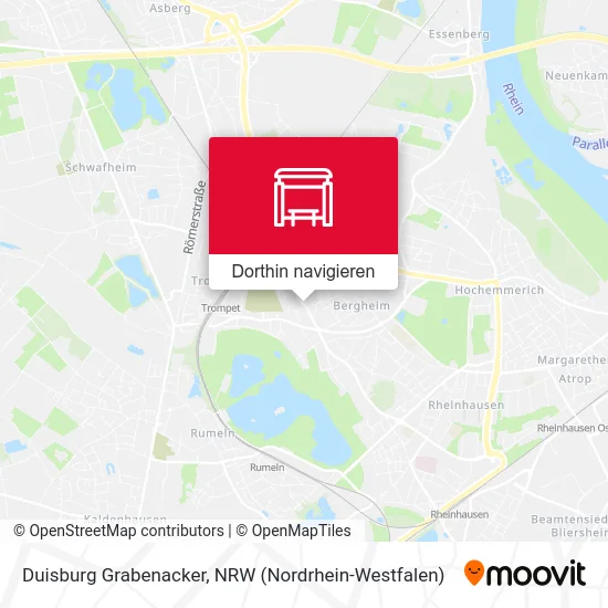 Duisburg Grabenacker Karte