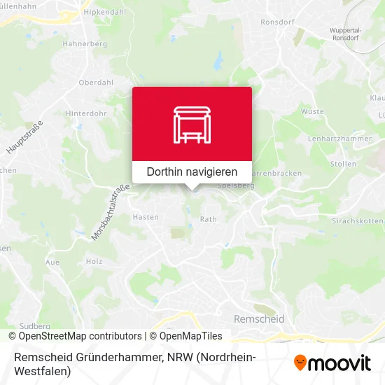 Remscheid Gründerhammer Karte