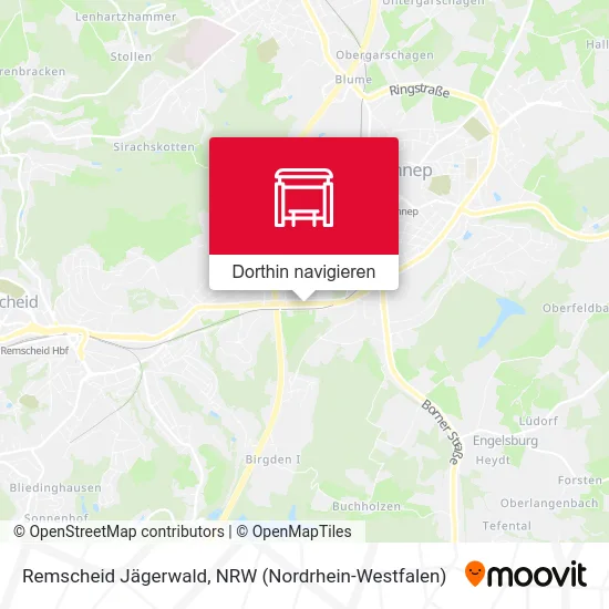 Remscheid Jägerwald Karte