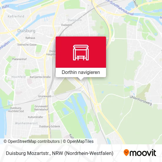 Duisburg Mozartstr. Karte