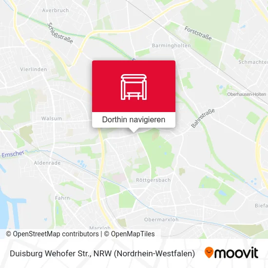 Duisburg Wehofer Str. Karte