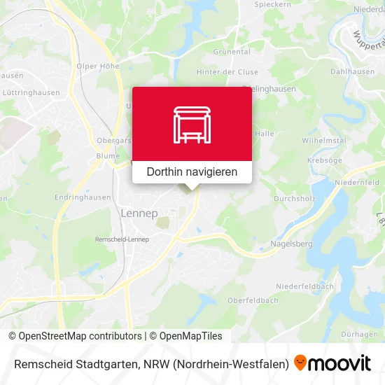 Remscheid Stadtgarten Karte