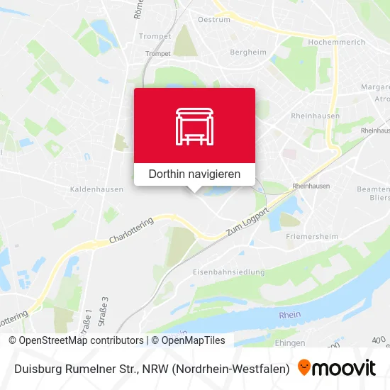Duisburg Rumelner Str. Karte