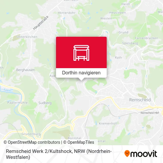 Remscheid Werk 2/Kultshock Karte