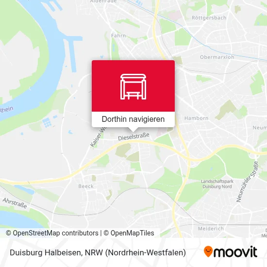 Duisburg Halbeisen Karte