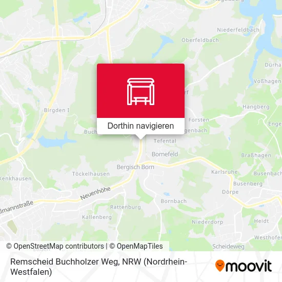 Remscheid Buchholzer Weg Karte
