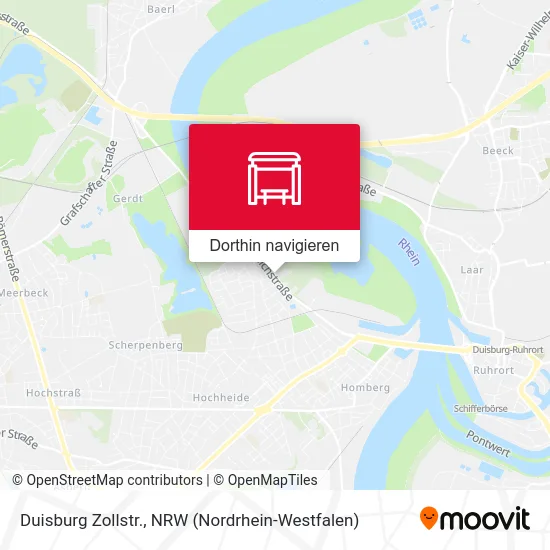 Duisburg Zollstr. Karte
