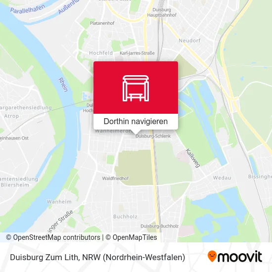 Duisburg Zum Lith Karte