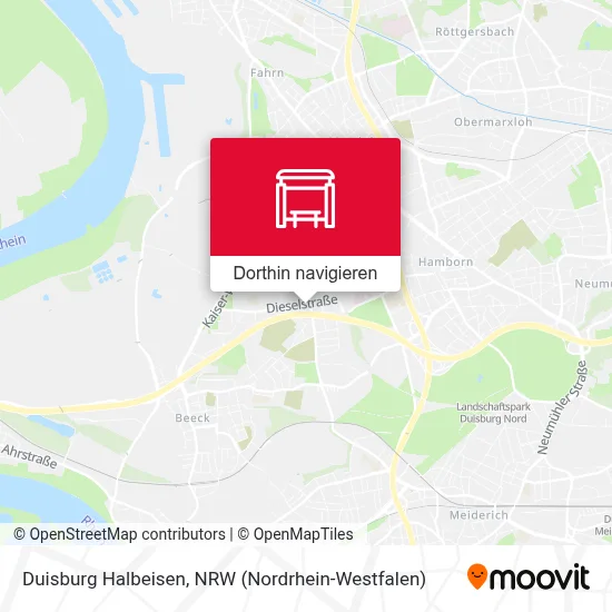 Duisburg Halbeisen Karte
