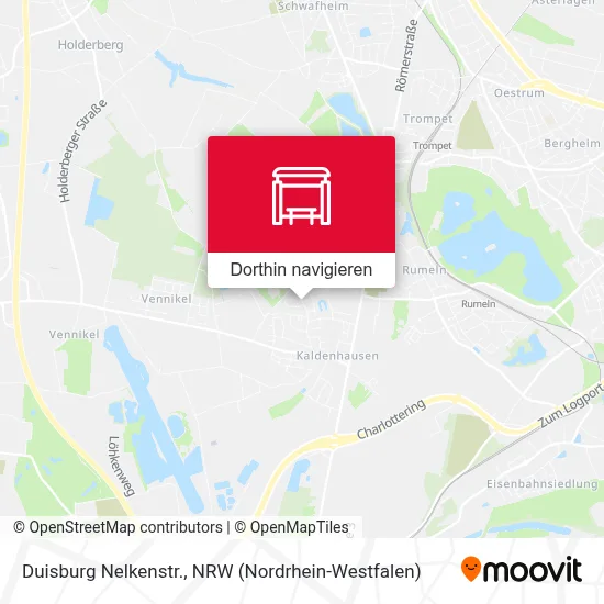 Duisburg Nelkenstr. Karte