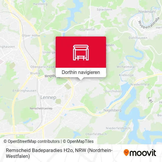 Remscheid Badeparadies H2o Karte