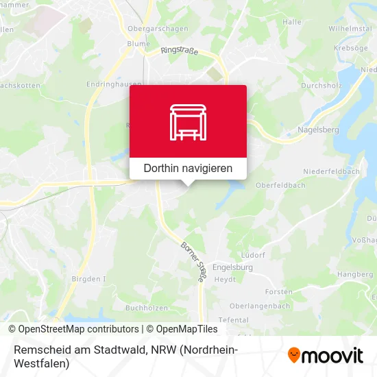 Remscheid am Stadtwald Karte