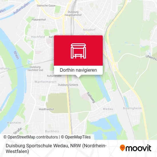 Duisburg Sportschule Wedau Karte