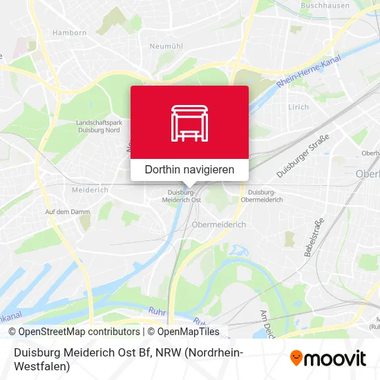 Duisburg Meiderich Ost Bf Karte