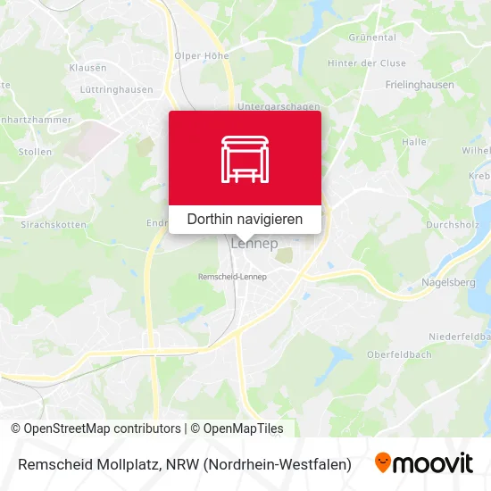 Remscheid Mollplatz Karte