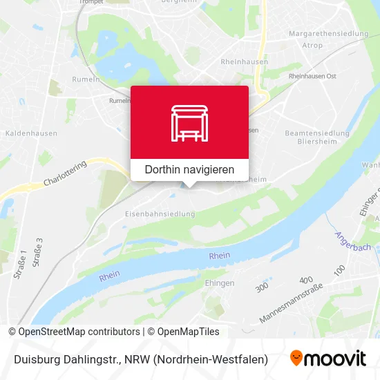 Duisburg Dahlingstr. Karte
