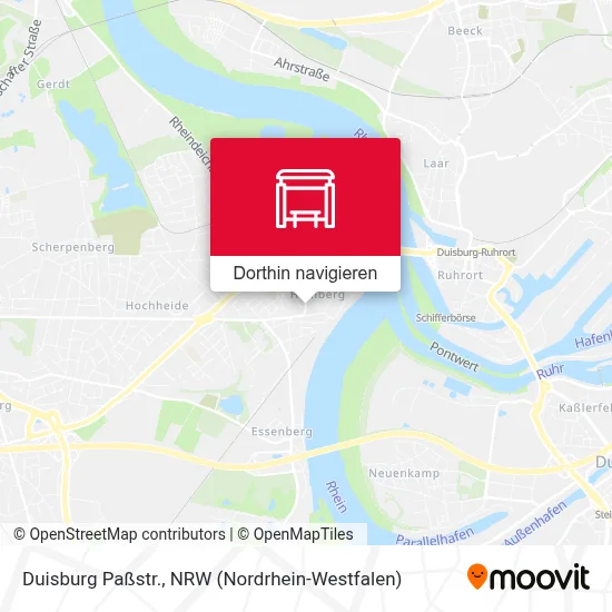 Duisburg Paßstr. Karte