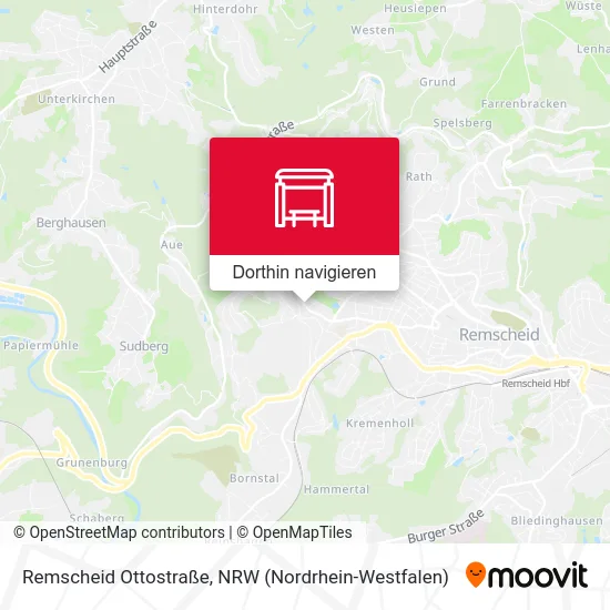 Remscheid Ottostraße Karte